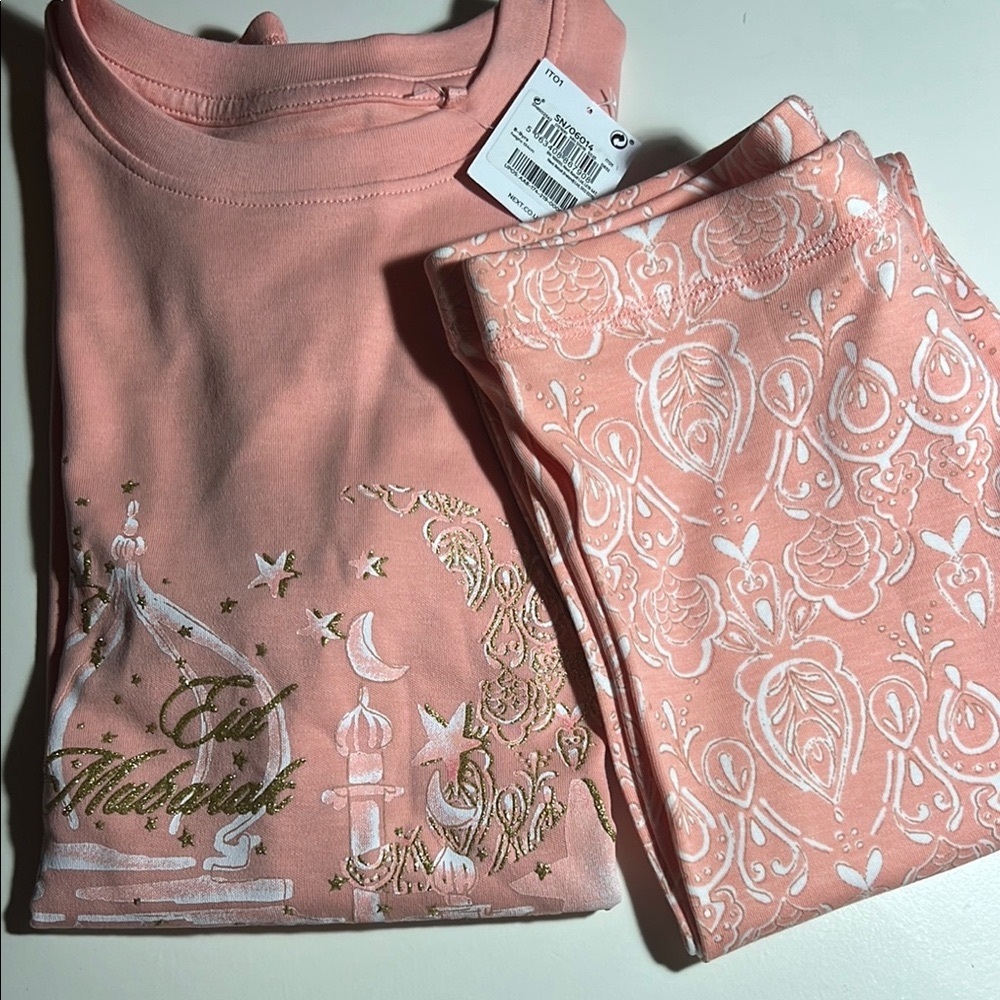 Girls’ Pink Pajamas Set